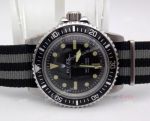 Vintage Rolex Replica Submariner Watch Stainless Steel Nylon Strap
